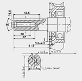 Motor Loncin 4.8 kW benzina G200f
